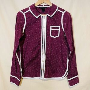 Marc Jacobs Forget Me Not Piped Button Down